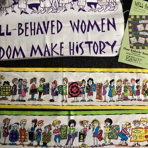 Well-Behaved Women fabric and pattern